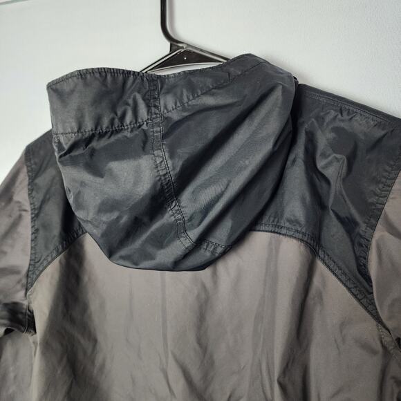 Columbia Kids Black / Gray Full Zip Windbreaker | Kids L (14/16) - Picture 9 of 11